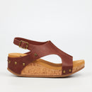 Butterfly Feet Dido 6 Wedge - Chocolate footwear Butterfly Feet