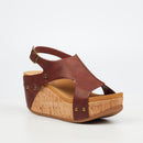 Butterfly Feet Dido 6 Wedge - Chocolate footwear Butterfly Feet