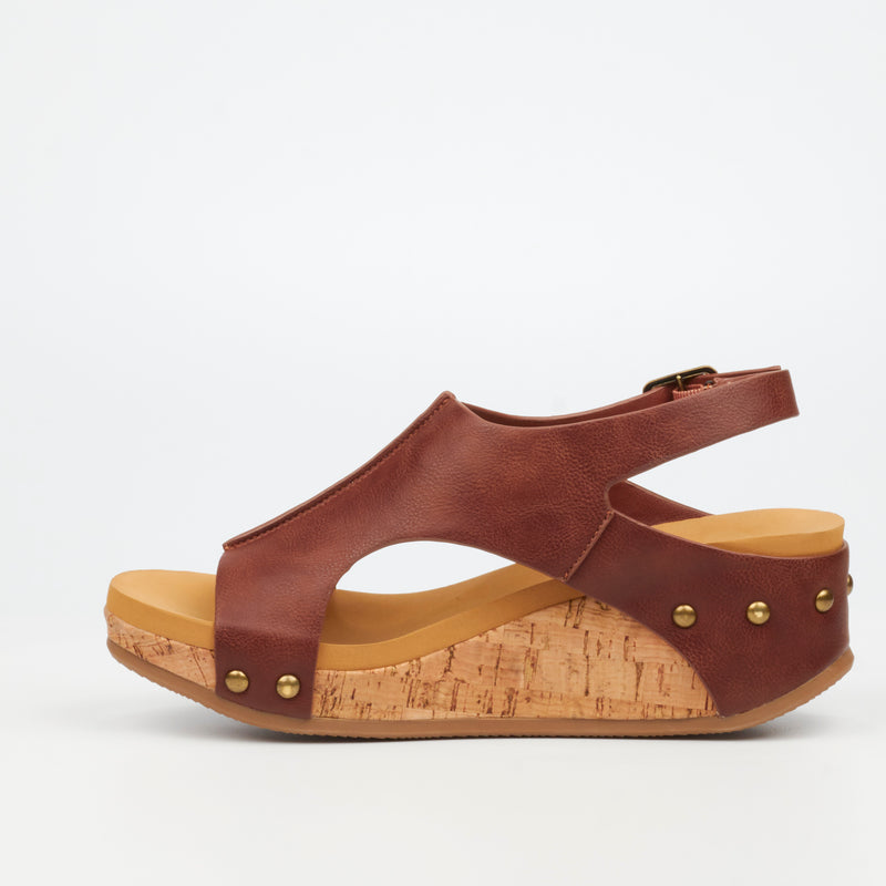 Butterfly Feet Dido 6 Wedge - Chocolate