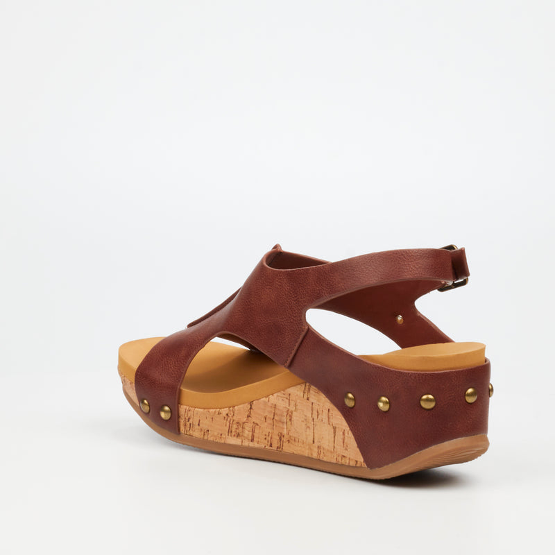 Butterfly Feet Dido 6 Wedge - Chocolate