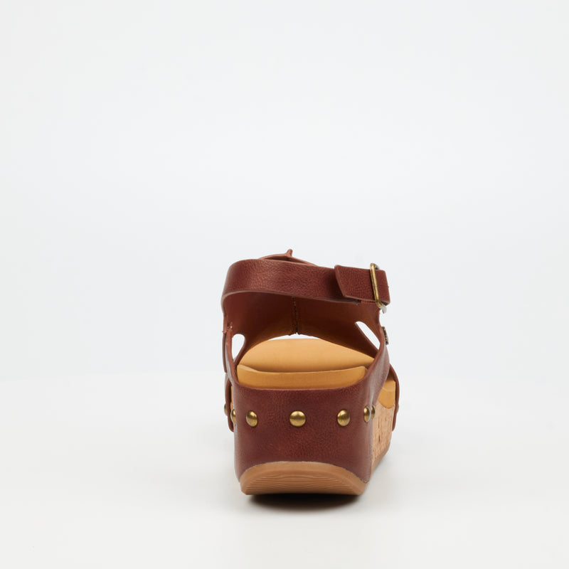 Butterfly Feet Dido 6 Wedge - Chocolate