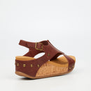 Butterfly Feet Dido 6 Wedge - Chocolate footwear Butterfly Feet