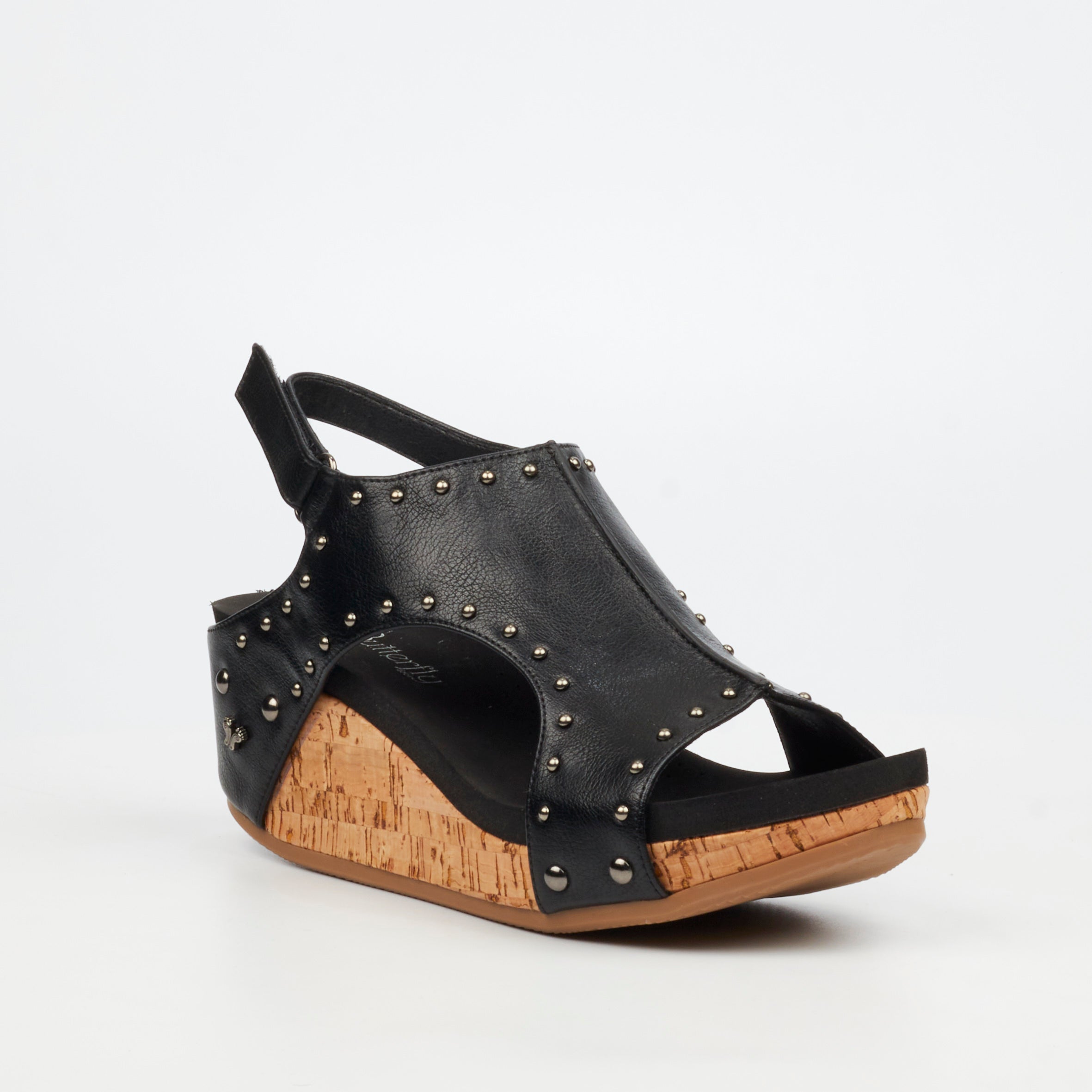 Butterfly Feet Dido 8 Wedge - Black footwear Butterfly Feet
