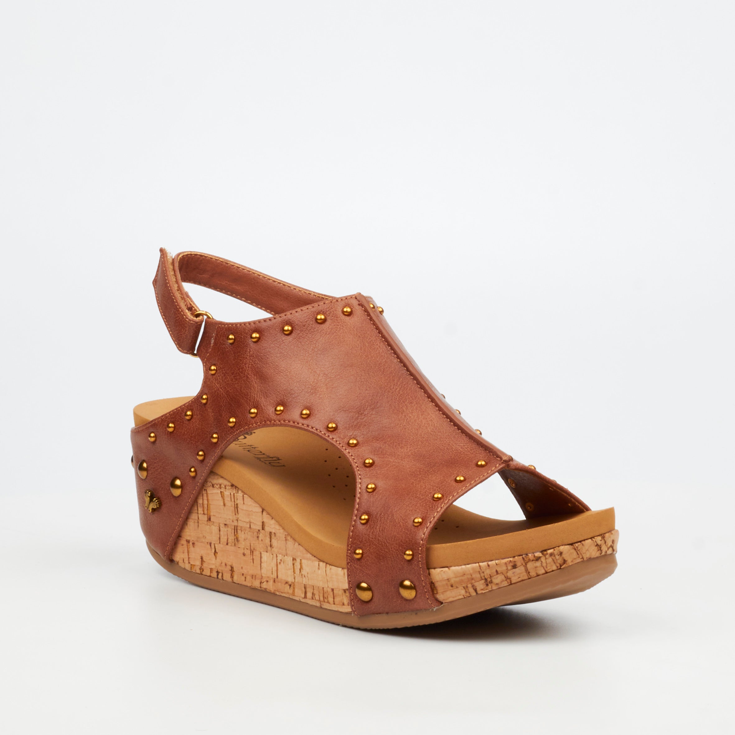 Butterfly Feet Dido 8 Wedge - Tan footwear Butterfly Feet