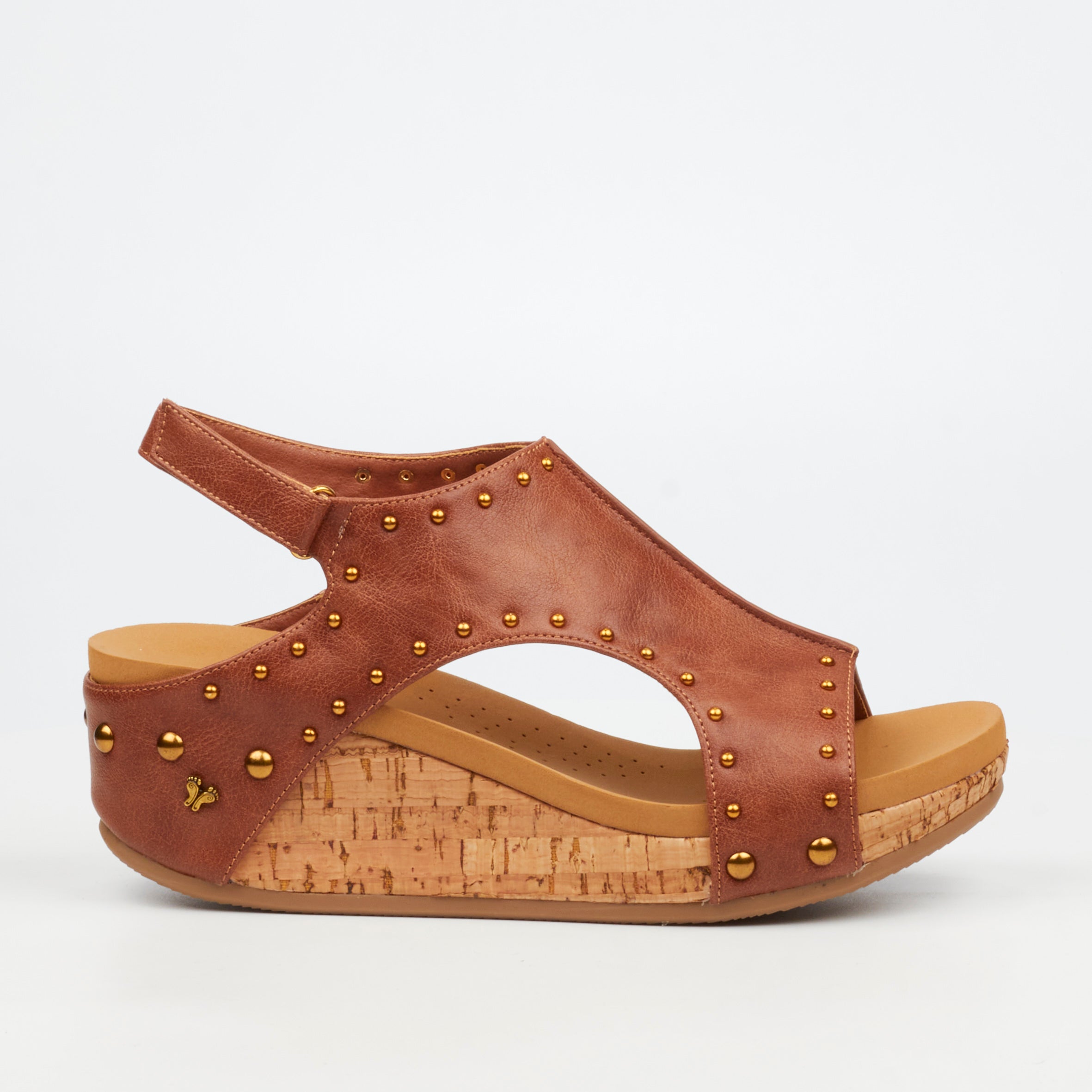 Butterfly Feet Dido 8 Wedge - Tan footwear Butterfly Feet