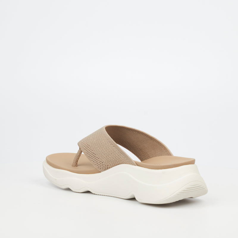Heart & Sole Diella 1 Sandal - Beige footwear Heart & Sole