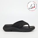 Heart & Sole Diella 1 Sandal - Black footwear Heart & Sole