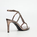 Butterfly Feet Dione 1 High Heel - Pewter footwear Butterfly Feet