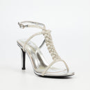 Butterfly Feet Dione 1 High Heel - Silver footwear Butterfly Feet