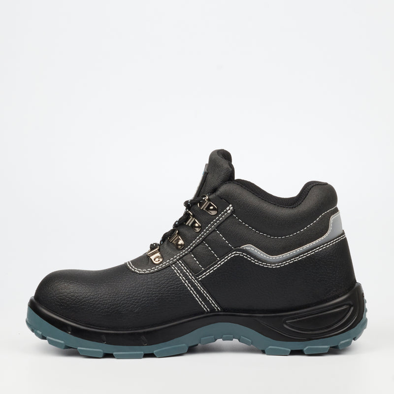 Grittgear Dolomite S1 Genuine Leather Safety Boot - Black safety Grittgear