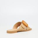Butterfly Feet Dorey 3 Sandal - Beige footwear Butterfly Feet