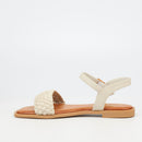 Butterfly Feet Dorey 4 Sandal - Bone footwear Butterfly Feet