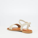 Butterfly Feet Dorey 4 Sandal - Bone footwear Butterfly Feet