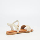 Butterfly Feet Dorey 4 Sandal - Bone footwear Butterfly Feet