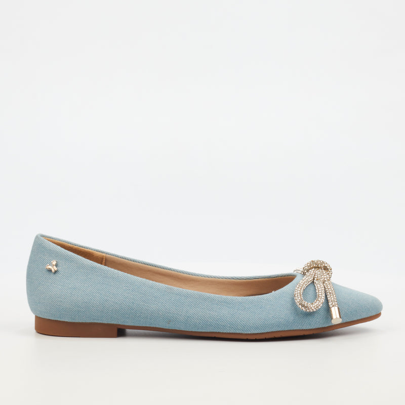 Butterfly Feet Doria 1 Pump - Blue footwear Butterfly Feet   