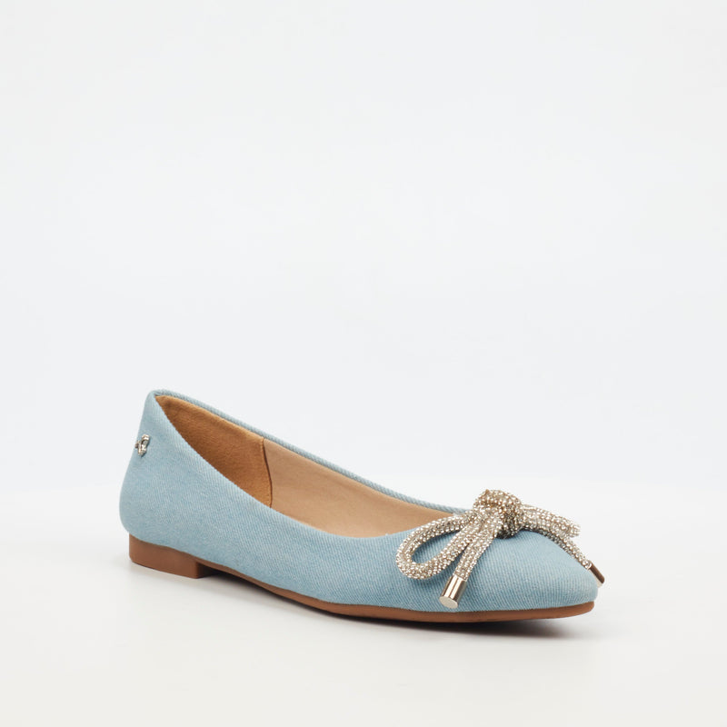 Butterfly Feet Doria 1 Pump - Blue footwear Butterfly Feet   