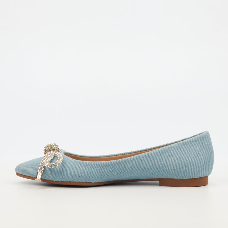 Butterfly Feet Doria 1 Pump - Blue footwear Butterfly Feet   