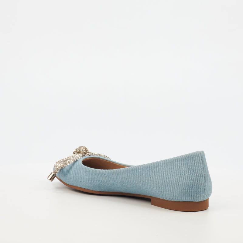 Butterfly Feet Doria 1 Pump - Blue footwear Butterfly Feet   