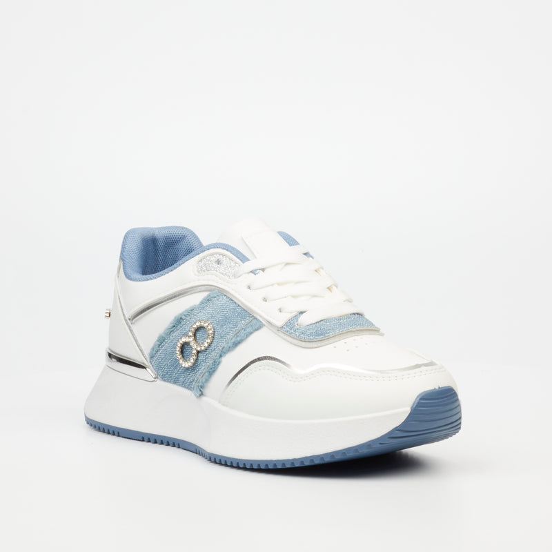 Miss Black Dorset 1 Sneaker - Blue footwear Miss Black   