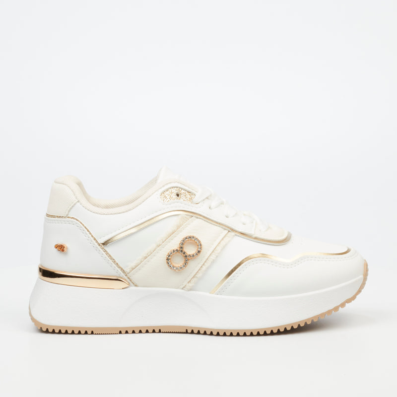 Miss Black Dorset 1 Sneaker - Nude footwear Miss Black   