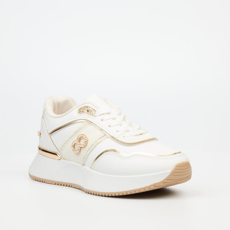 Miss Black Dorset 1 Sneaker - Nude footwear Miss Black   