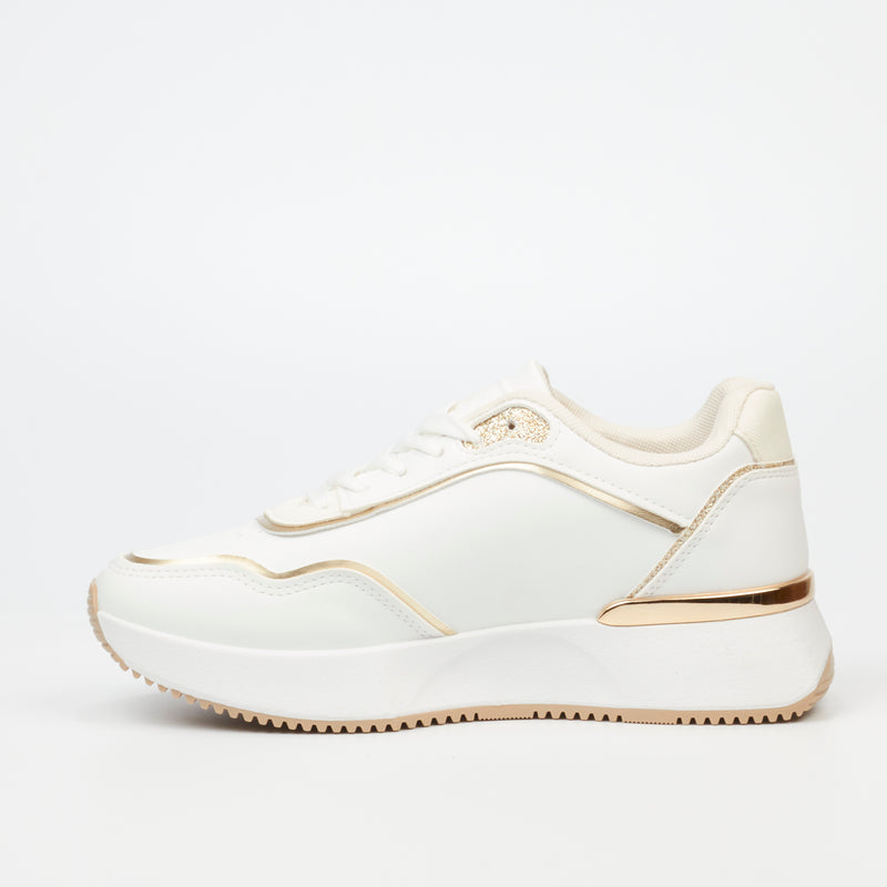 Miss Black Dorset 1 Sneaker - Nude footwear Miss Black   