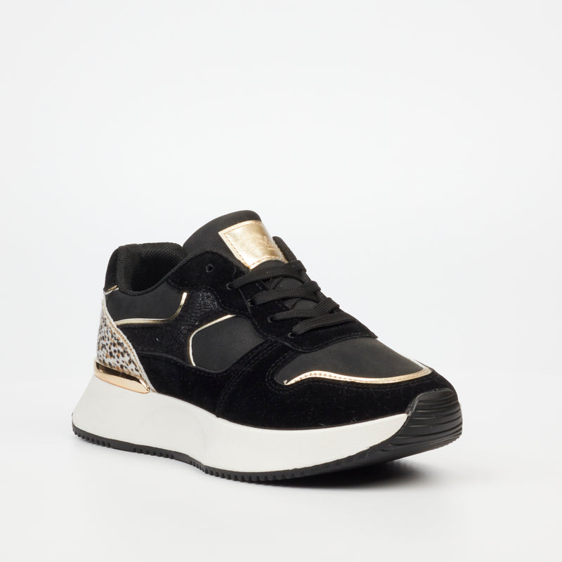 Miss Black Dorset 2 Sneaker - Black footwear Miss Black   