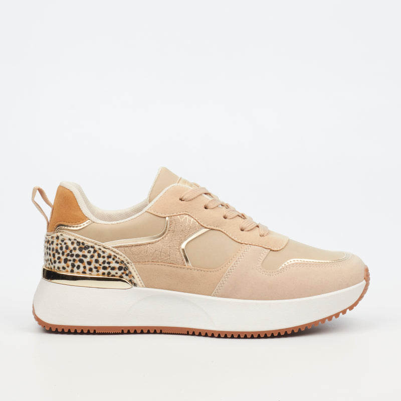 Miss Black Dorset 2 Sneaker - Nude footwear Miss Black   