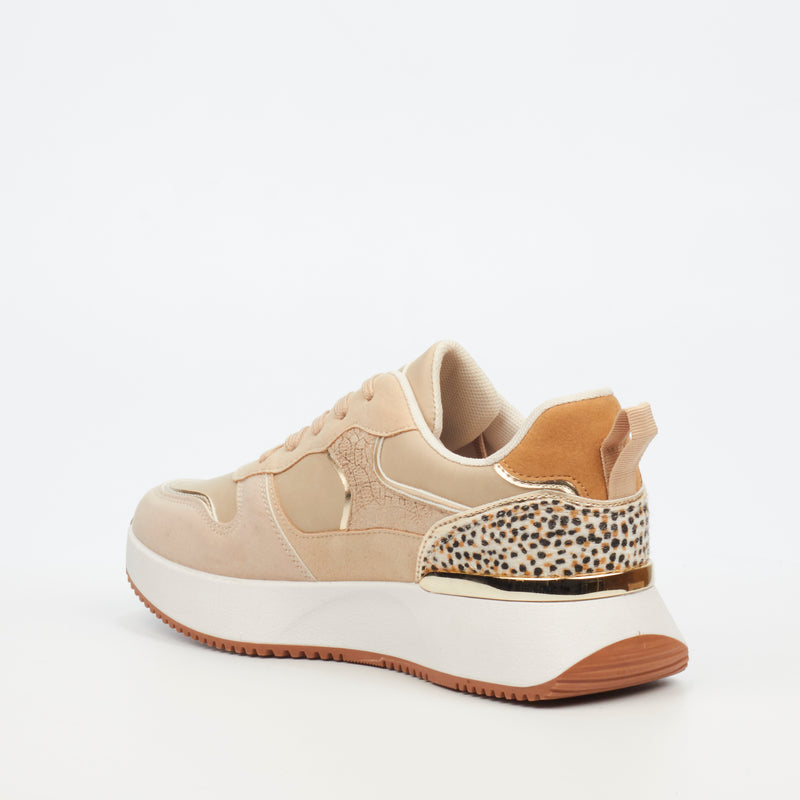 Miss Black Dorset 2 Sneaker - Nude footwear Miss Black   