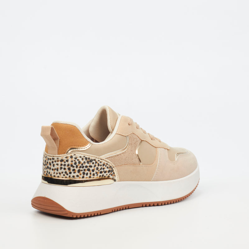 Miss Black Dorset 2 Sneaker - Nude footwear Miss Black   