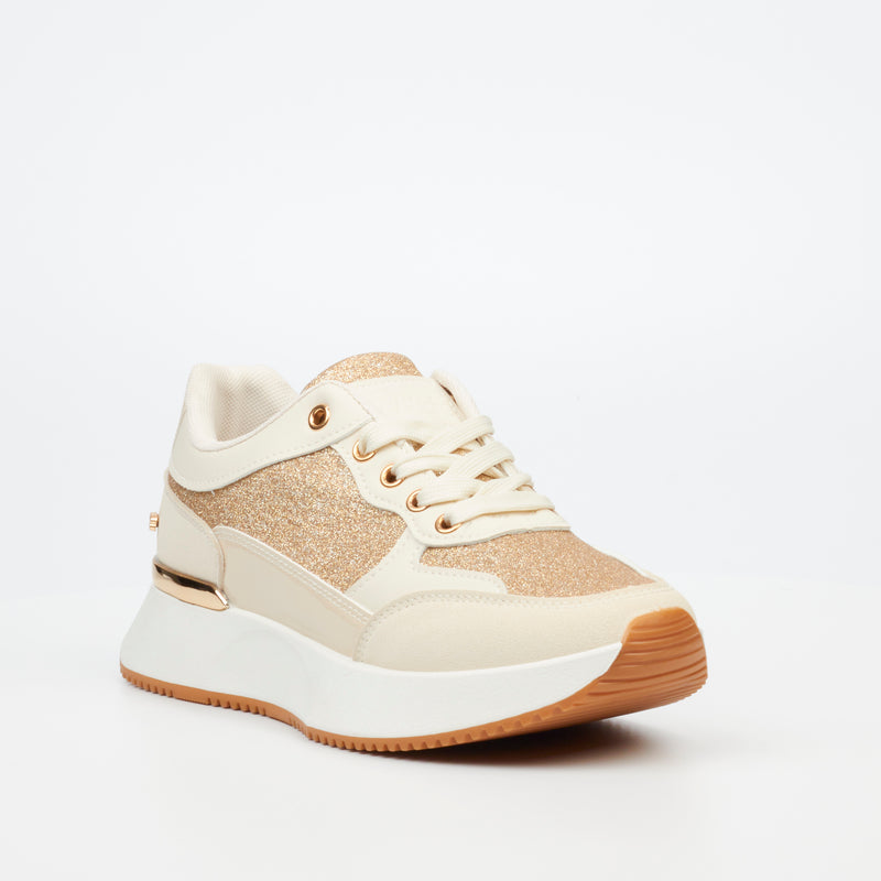 Miss Black Dorset 3 Sneaker - Nude footwear Miss Black   