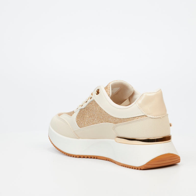 Miss Black Dorset 3 Sneaker - Nude footwear Miss Black   