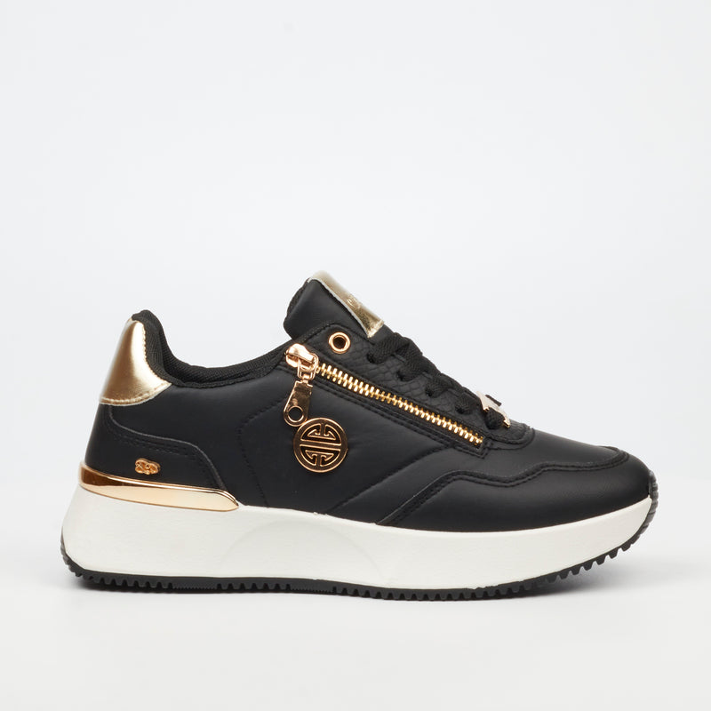 Miss Black Dorset 7 Sneaker - Black footwear Miss Black