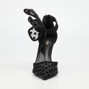 Miss Black Dott 1 Court - Black footwear Miss Black