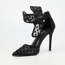 Miss Black Dott 1 Court - Black footwear Miss Black