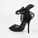 Miss Black Dott 1 Court - Black footwear Miss Black