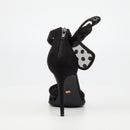 Miss Black Dott 1 Court - Black footwear Miss Black