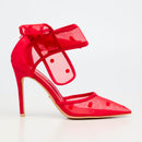 Miss Black Dott 1 Court - Red