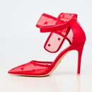 Miss Black Dott 1 Court - Red