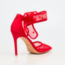Miss Black Dott 1 Court - Red