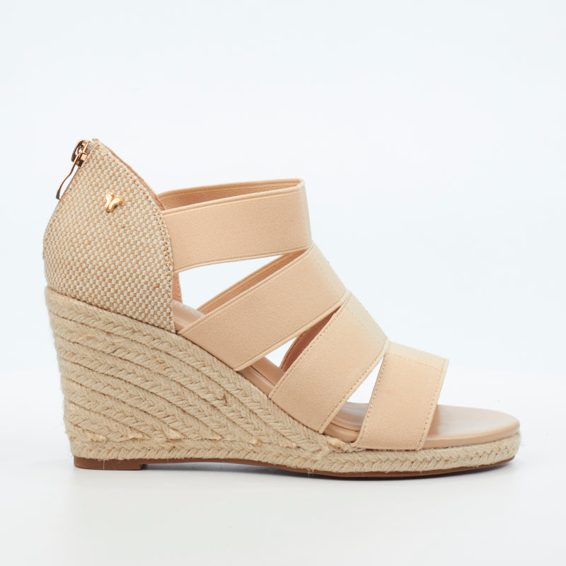 Butterfly Feet Drayco 14 Wedge - Beige footwear Butterfly Feet   