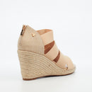 Butterfly Feet Drayco 14 Wedge - Beige footwear Butterfly Feet   