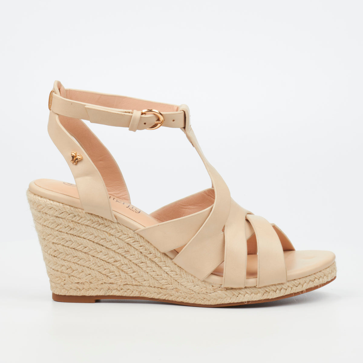 Butterfly Feet Drayco 15 Wedge - Beige