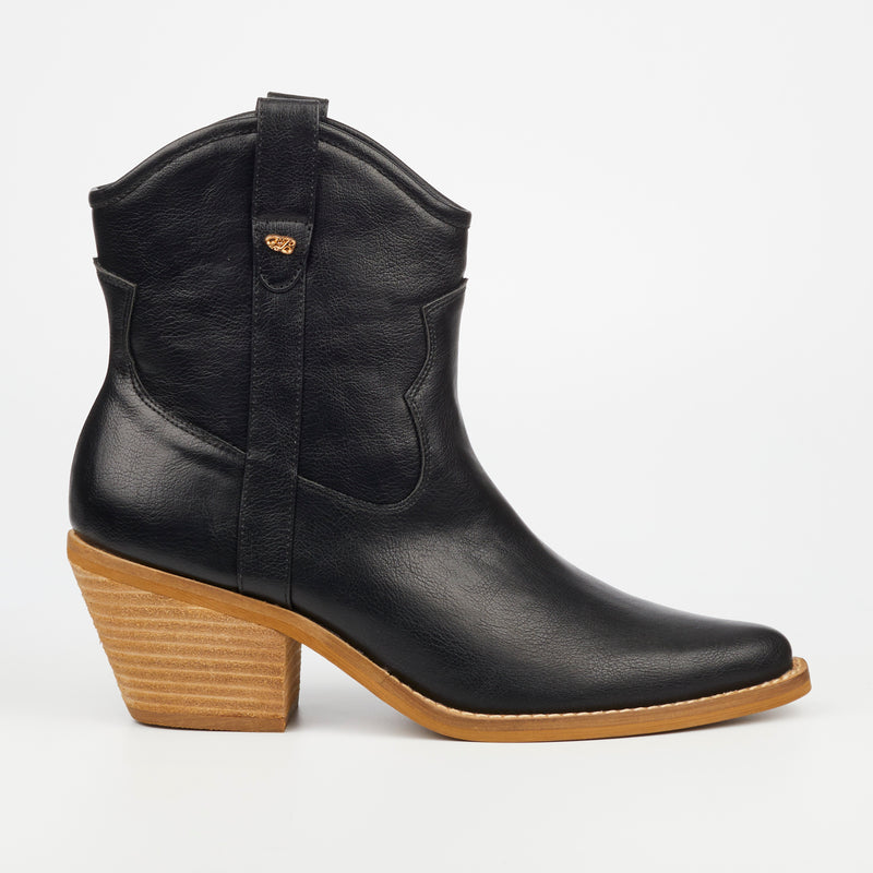 MIss Black Dutton 1 Ankle Boot - Black footwear Miss Black   