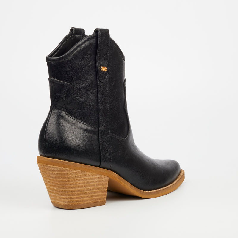 MIss Black Dutton 1 Ankle Boot - Black footwear Miss Black   