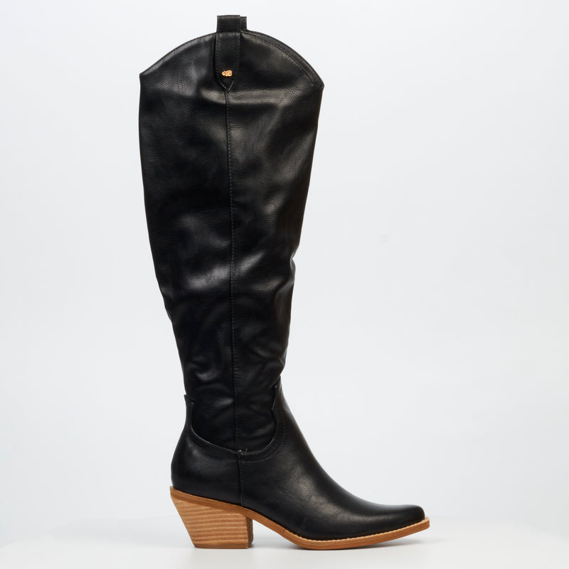Miss Black Dutton 2 High Boot - Black footwear Miss Black   