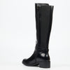 Miss Black Earth 1 High Boots Faux Leather - Black footwear Miss Black