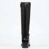 Miss Black Earth 1 High Boots Faux Leather - Black footwear Miss Black