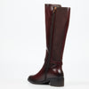 Miss Black Earth 1 High Boot - Burgundy footwear Miss Black
