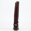 Miss Black Earth 1 High Boot - Burgundy footwear Miss Black